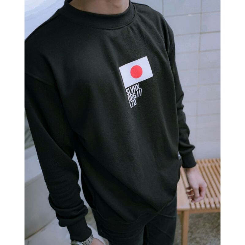 Crewneck Motif Crewneck Osaka Jaket Salviohexia Jaket Unisex Jaket Crewneck Slvhx