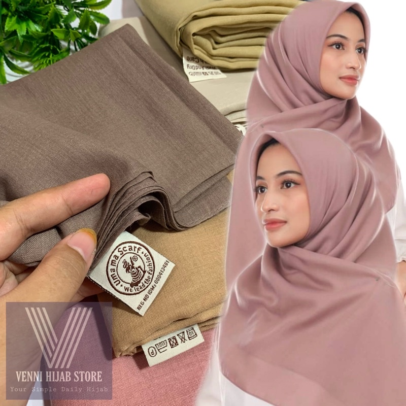 50+TERLENGKAP HIJAB BASIC VOAL UMAMA SCARF / PARIS PREMIUM