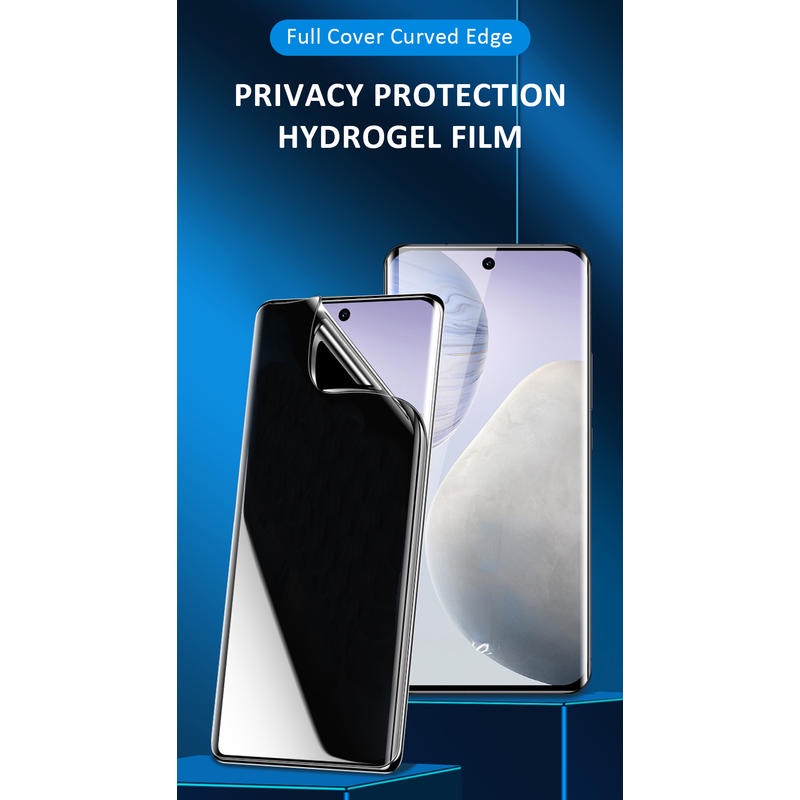 Pelindung Layar hydrogel anti spy Untuk Vivo X80 X70 X70T X60 X60T X50 X30 X27 Pro Plus X23 X21 X21i X21S X Note