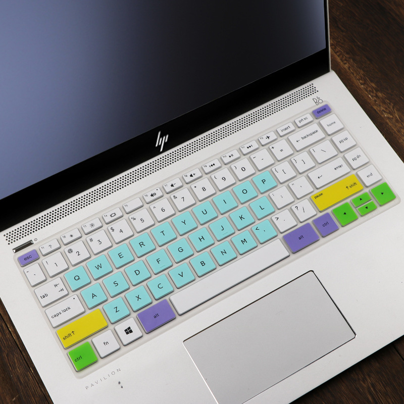 For 13.3inch HP ENVY 13-ah1002TU Colorful Silicone laptop Keyboard Protector Keyboard Cover Skin