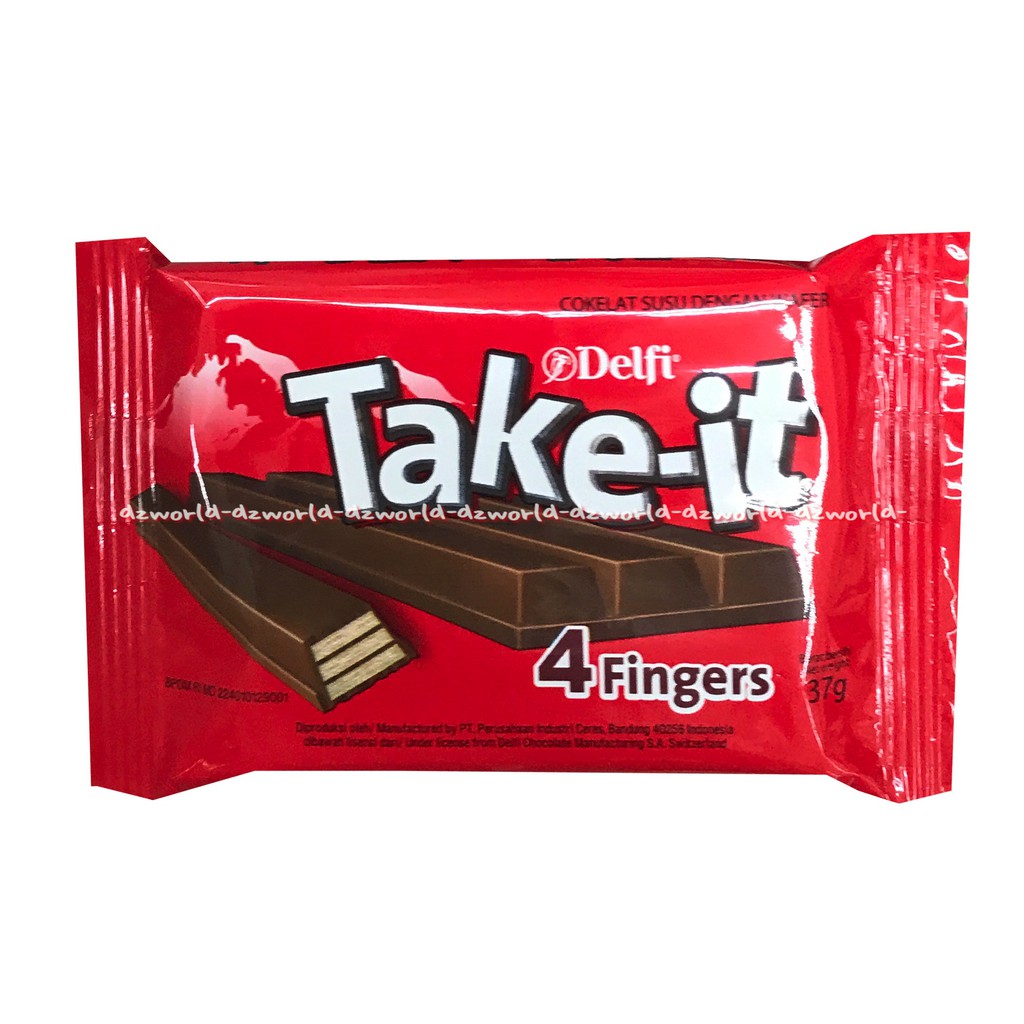 

Delfi Take It 37gr Delfi Takeit 4 Fingers Wafer Cokelat Coklat Rasa Premium Cemilan Delvi Chocolate Finger