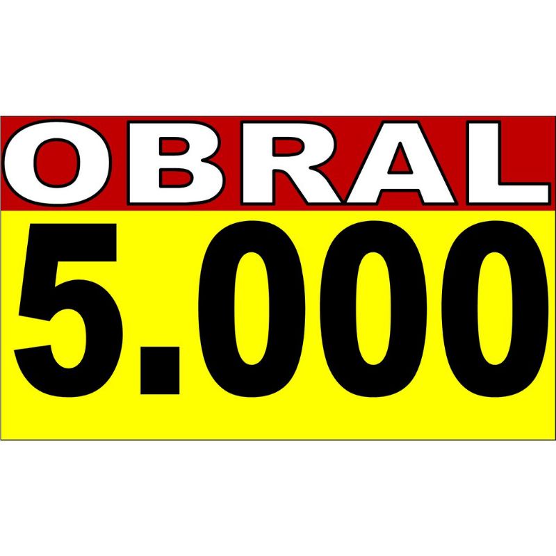 

karton harga obral/ display price tag 5000/karton harga barang