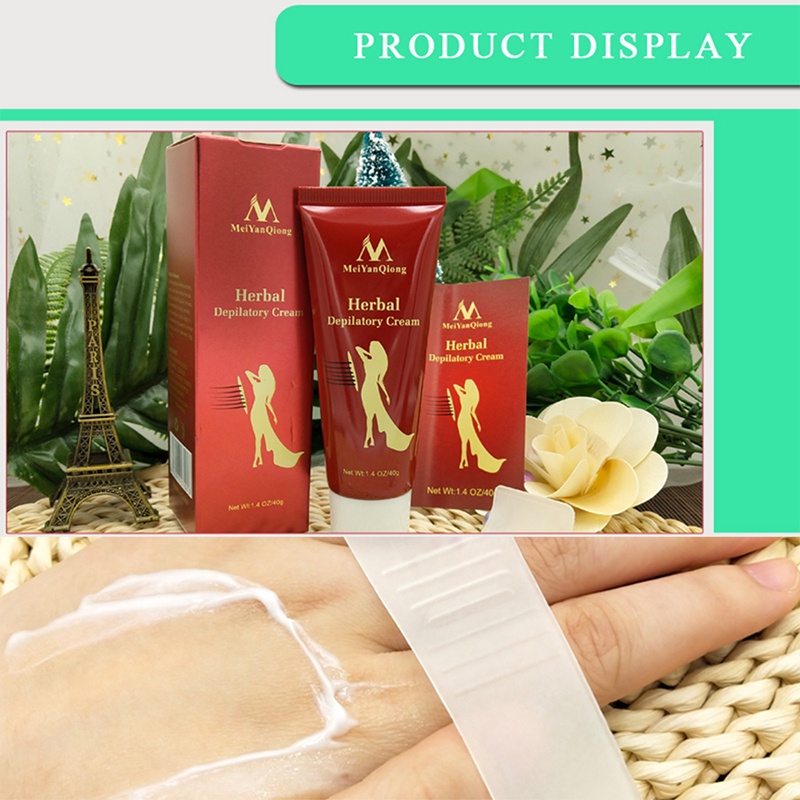 MeiYanQiong Female Male Herbal Depilatory Cream Hair Removal Painless Cream for Removal Armpit Legs Hair Body Care Shaving &amp; Hair Removal