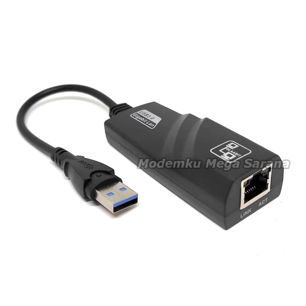 USB 3.0 To LAN Gigabit Ethernet Adapter Up To 1000 Mbps