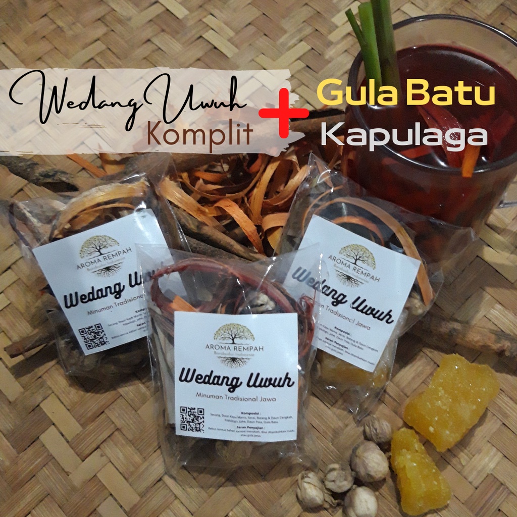 

WEDANG UWUH AROMA REMPAH KOMPLIT DENGAN GULA BATU & KAPULAGA MENINGKATKAN IMUN TUBUH