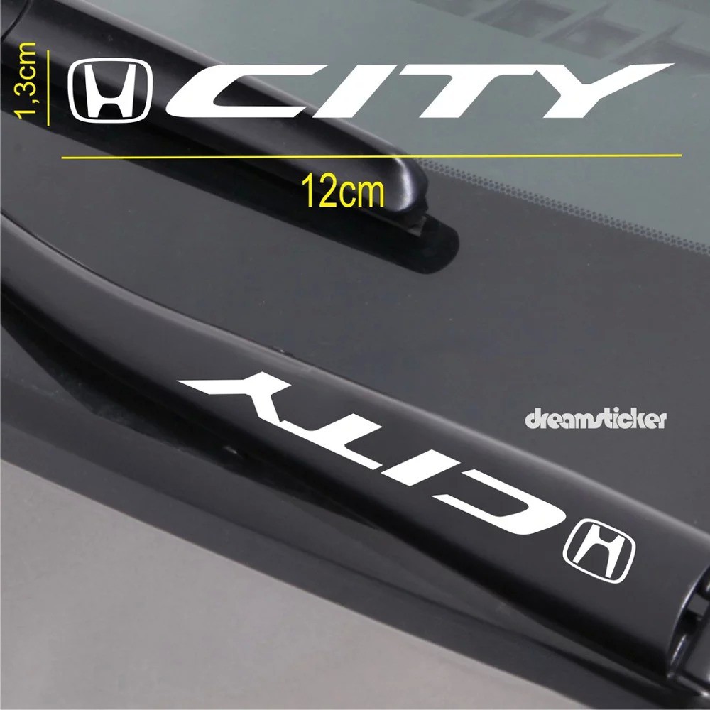 Jual Sticker Wiper Mobil Honda City Cutting Stiker Variasi Modifikasi Keren Unik Murah Indonesia Shopee Indonesia