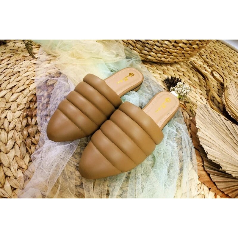 Sepatu big size jumbo wanita PAWPAWSHOES Carmina Mocca sepatu Heels bigsize size 41 42 43 44 45.