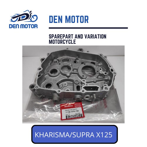 CRANKCASE TENGAH LOBANG OLI KHARISMA/SUPRAX125 ORI AHM 11100-KPH-700