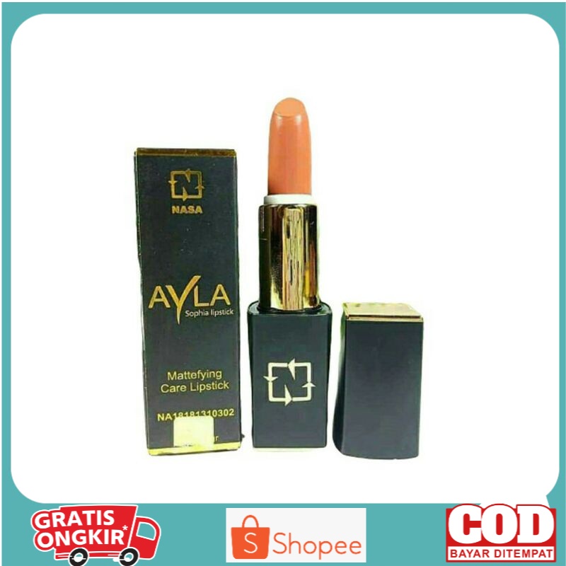[BIG SALE] Ayla Lipstik Mattefying Care Shopia - Original Nasa