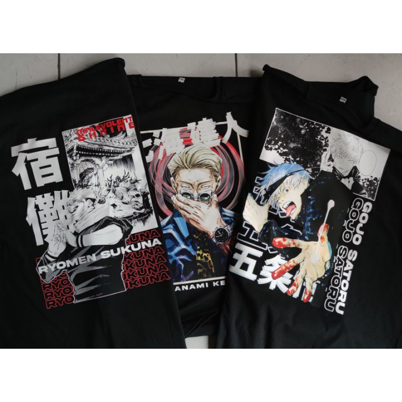 paket hemat Jujutsu Kaisen 3pc ukuran XXL