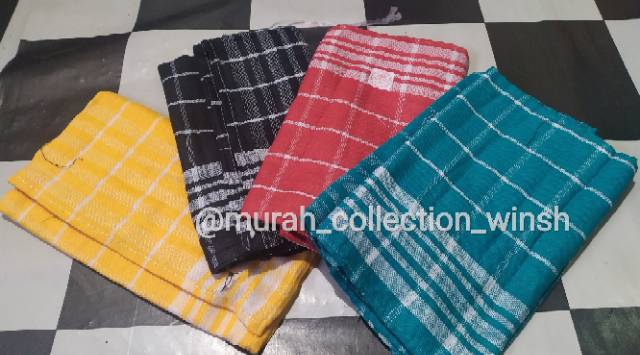 12 pcs/Serbet dapur/lap kotak/napkin towel/serbet