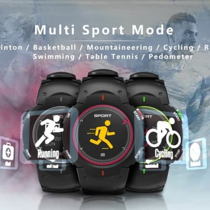 DT No.1 F13 Smart Watch Jam Tangan Smartwatch- waterproof with heartra