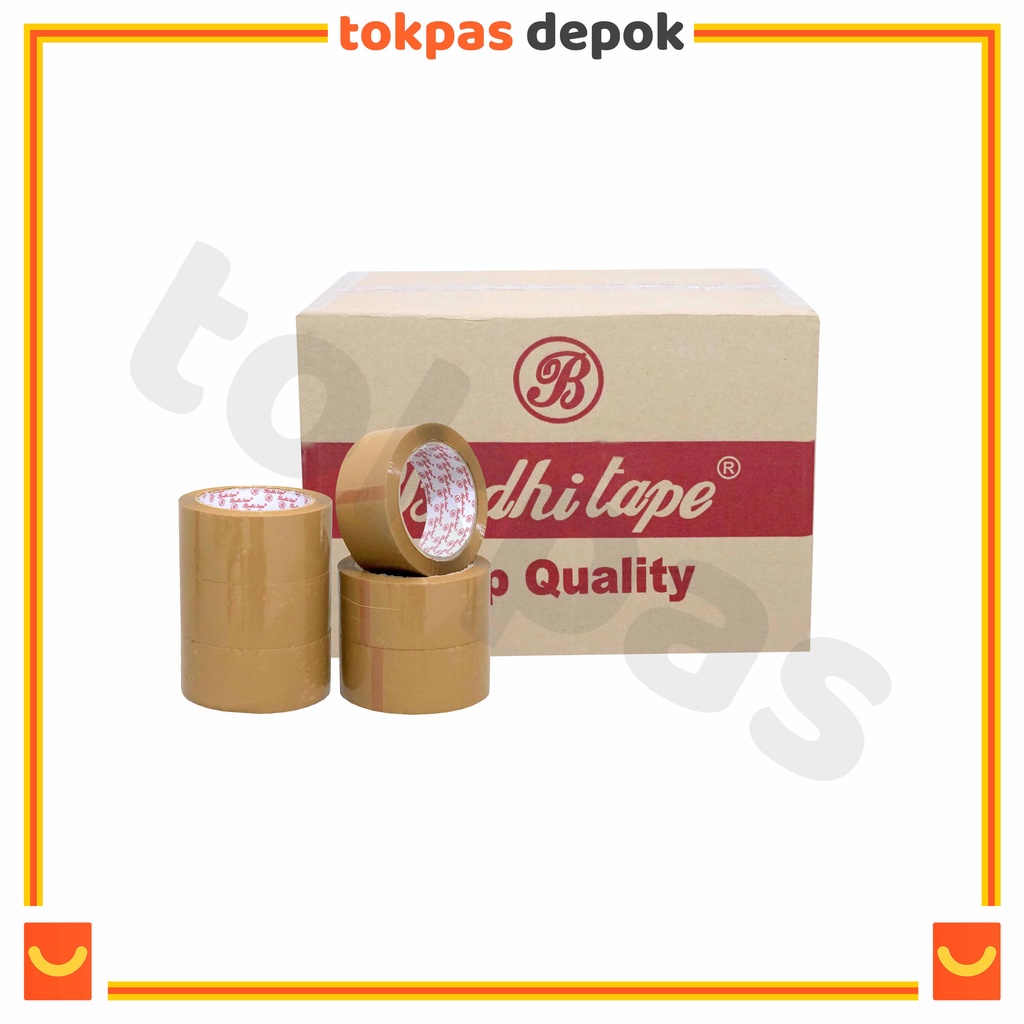 

1 Karton Lakban Bodhi Tape 45 mm - 100 Yard Top Quality BY-017