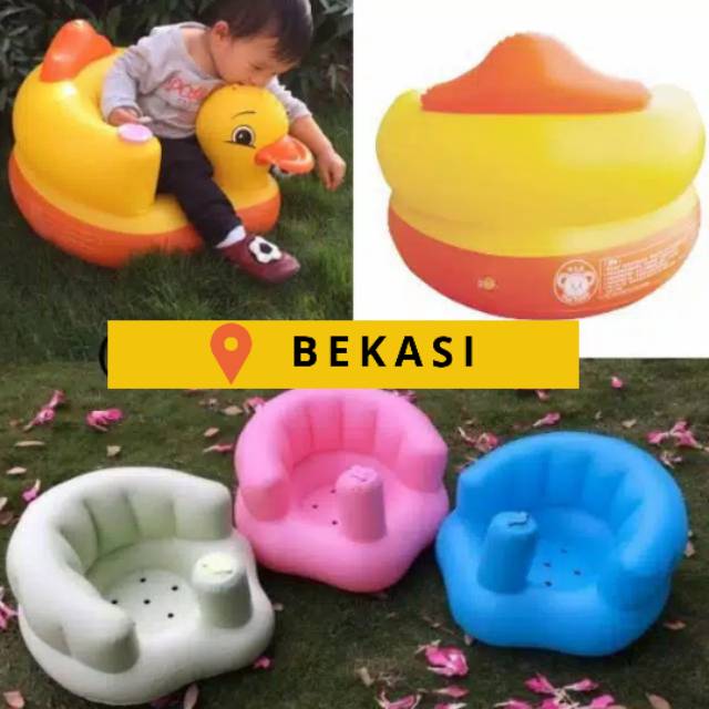  KURSI  INFLATABLE SOFA BAYI  BALON  POMPA TIUP PVC BEBEK 