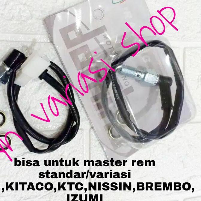 ✬ suit swit switch master rem depan belakang standar/variasi drat kasar / halus ktc rcb brembo nissi