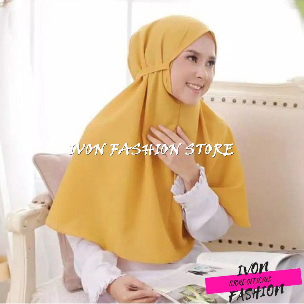 BERGO MARYAM SATU LAYER / Hijab Jilbab Kerudung Murah Bisa COD