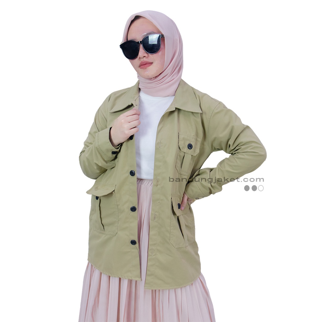 ADAM JAKET KHAKI || JAKET SEMI PARKA || JAKET PRIA DAN WANITA MASA KINI