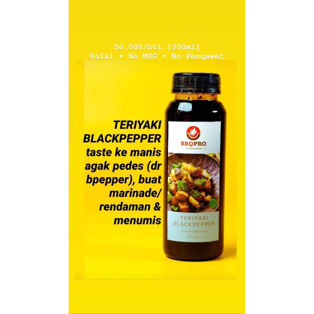 

BBQ Pro Teriyaki Blackpepper