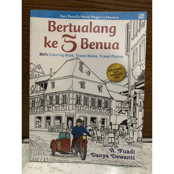 

Bertualang ke 5 Benua | Coloring Book, Travel Notes, Travel Photos | Buku Mewarnai