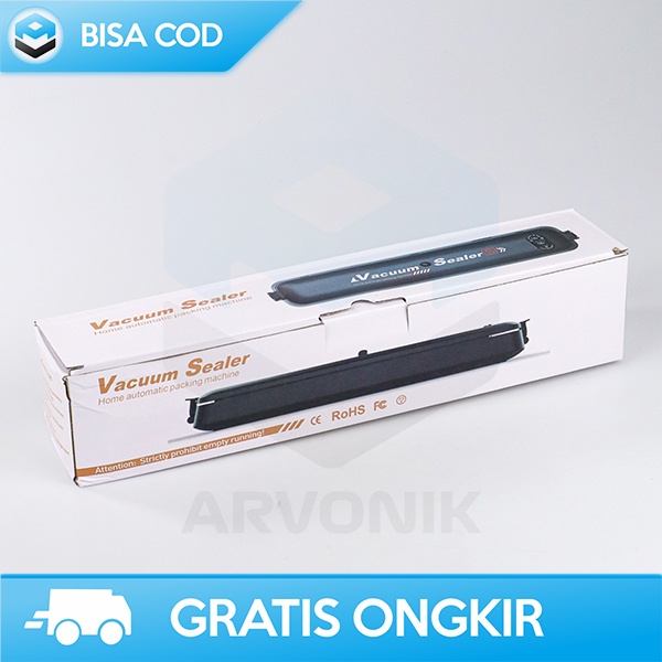 ALAT PRESS PLASTIK FOOD VACUUM SEALER 80WATT 240V PLASTIK UK.25X17 CM