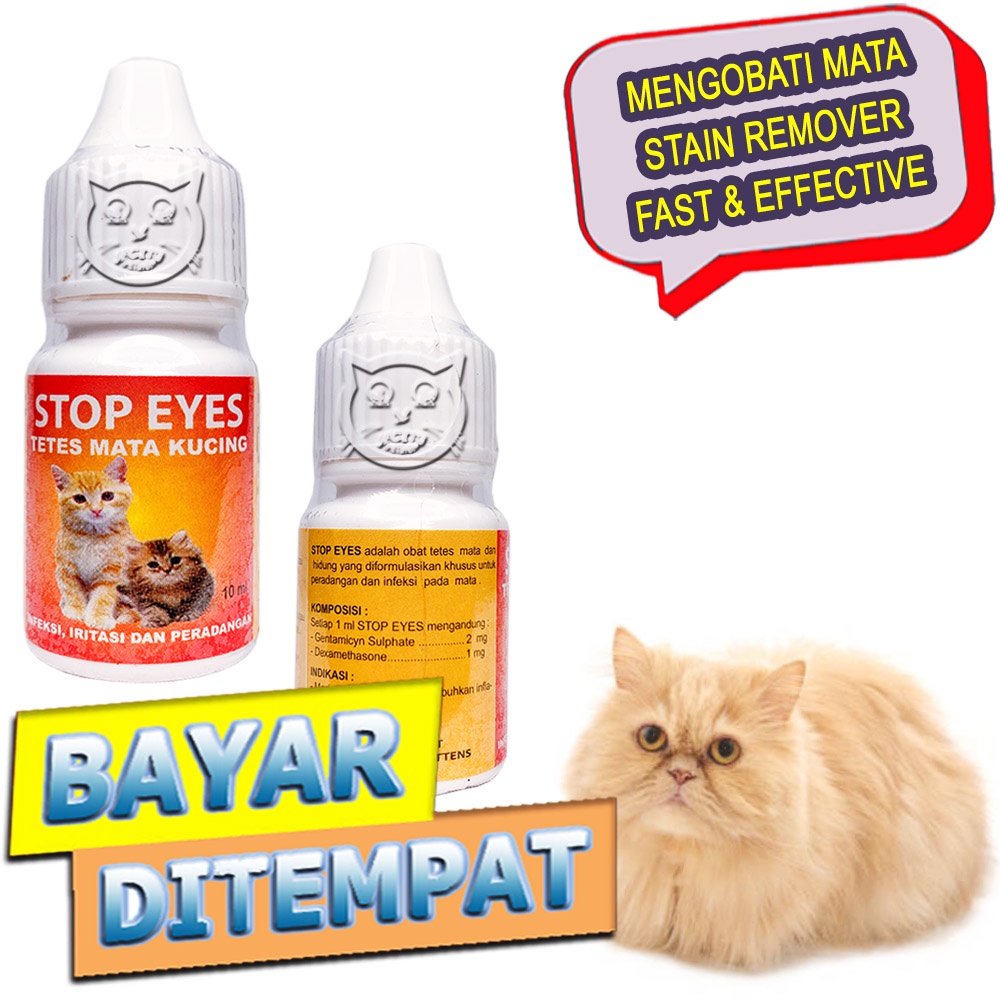 Stop Eyes Obat Tetes Mata Kucing Iritasi Merah Pembersih Kotoran