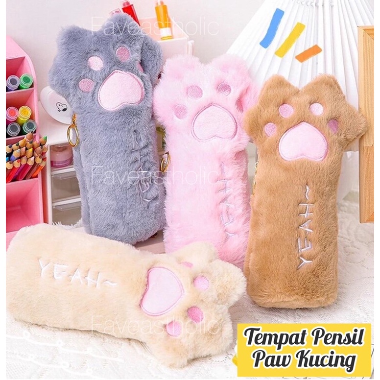 READY STOCK BISA COD KOTAK PENSIL LUCU AESTHETIC TRANSPARAN GAYA KOREA BULU LEMBUT FLUFFY POUCH CUTE VIRAL UNIK MAKE UP PENCIL CASE KARAKTER KARTUN HEWAN BERUANG BABY BEAR KIYOWO KAWAII TEMPAT PERALATAN SEKOLAH BUAH TAHAN ANTI AIR ZIPPER BUNGA PVC IMPOR