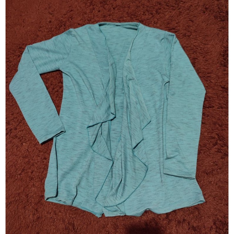 outer lengan panjang biru muda