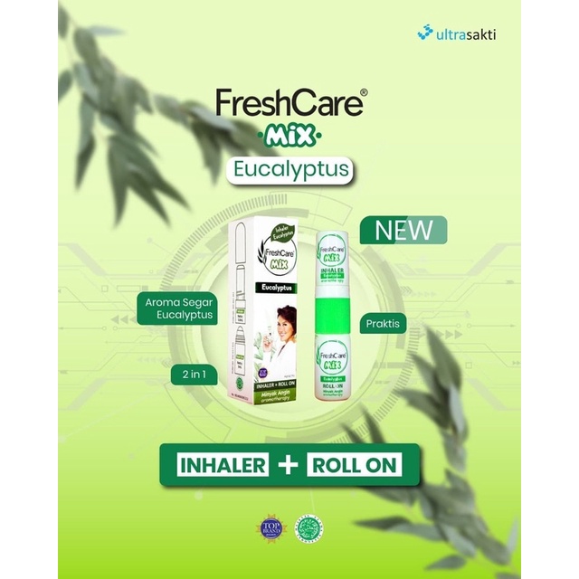 FRESHCARE Indonesia / Minyak Angin Aromatherapy Kayu Putih / Eucalyptus Patch Teens Mix Sports Press Relax Hot Strong / Roll On Inhaler Spray Oil Mask Masker / Fresh Care Aroma Theraphy Terapi Living Gosok Kerok Hirup Oles Wangi / Paket Set Topper Botol