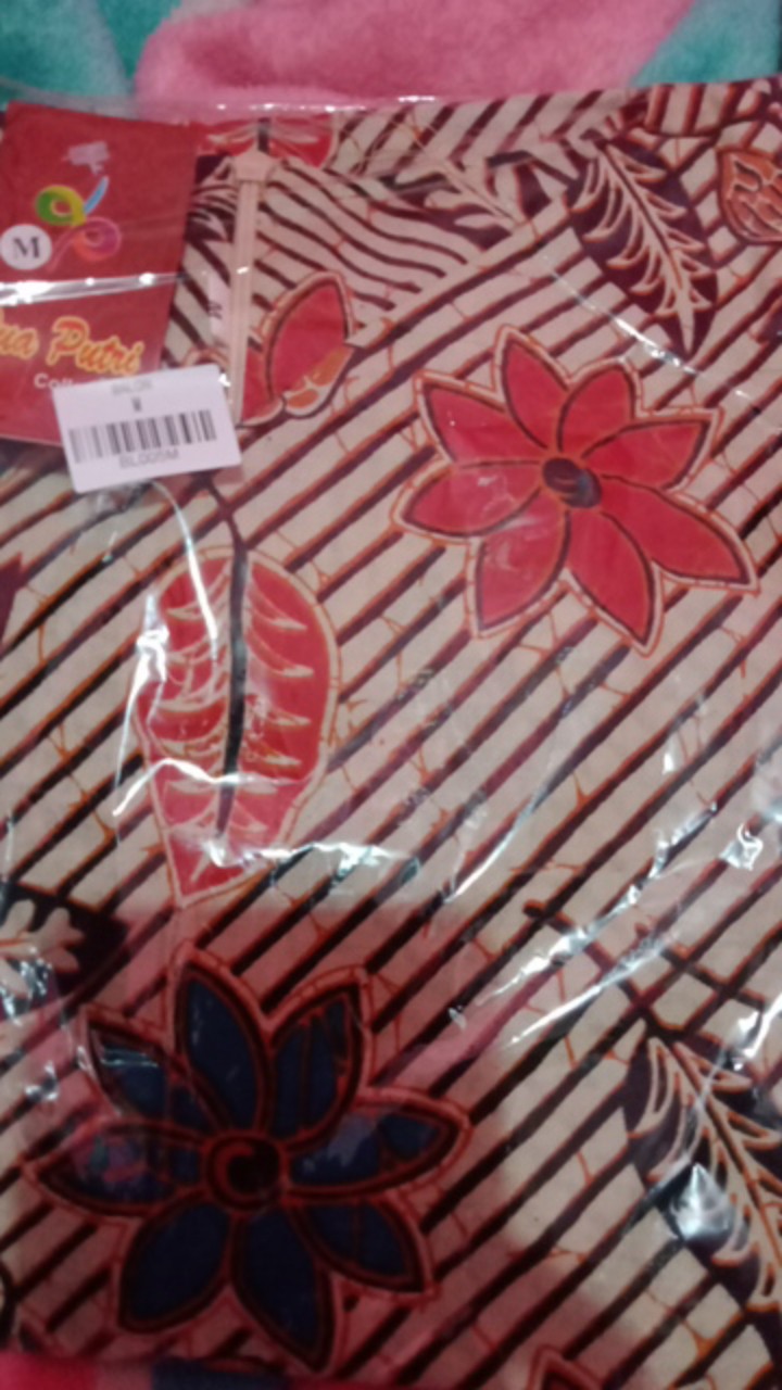 Batik Dolby Dolbi Dobby Doby Tenun Sutra Tulis Katun Atbm Baron Atasan Batik Wanita Sogan Srg308