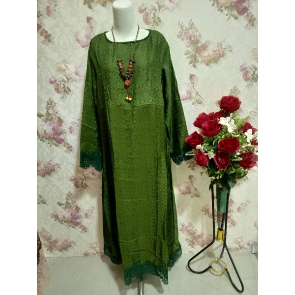 kaftan lace viscose polos