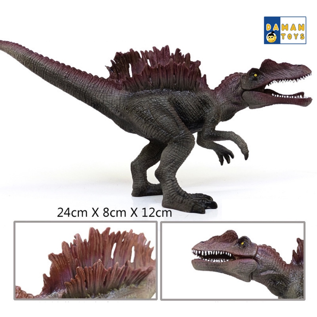 Triple Finned Spinosaurus Action Figures Dinosaurus World Dino