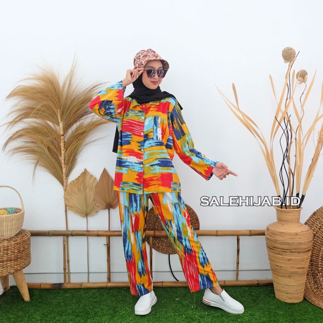 Setelan Baju Tidur Motif Bunga Sepatu / One Set Fashion Wanita Rayon Premium Kode T4 G4 G3 G2-6