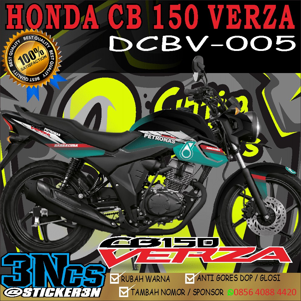 Jual Decal Honda Cb Verza Petronas Fullbodi Decal Hologram Cb