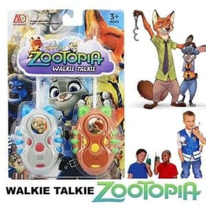 Mainan Anak - Walkie Talkie Zootopia Hate Peter Rabit