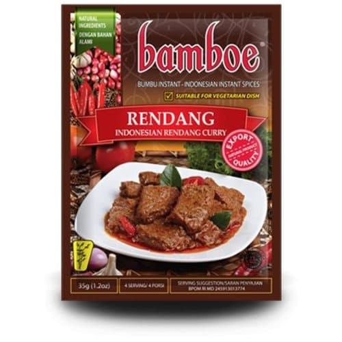 Bamboe Rendang Indonesian Rendang Curry 35gr/ Pack