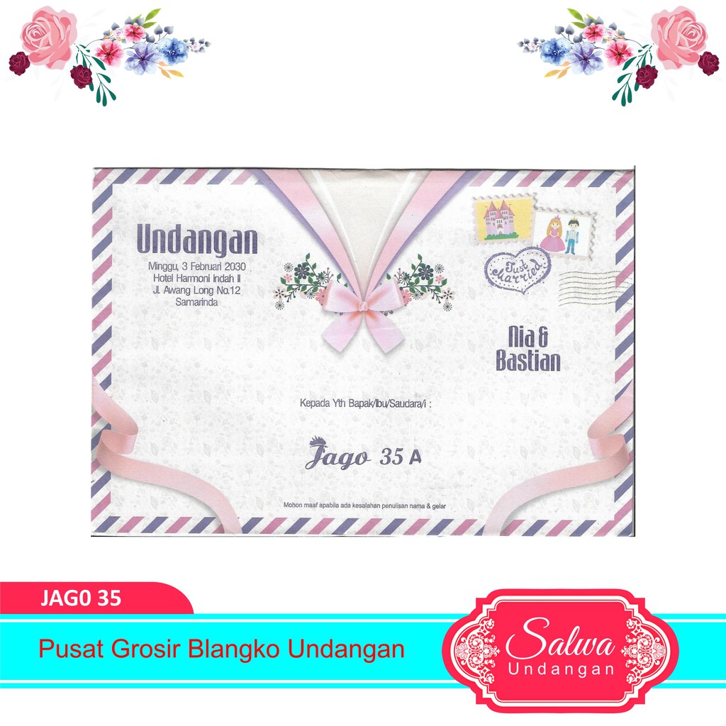 Blangko Undangan Jago 35 Harga Murah