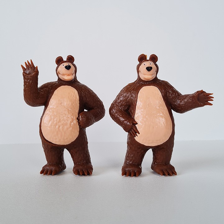 Set Figure Mainan Topper Kue Masha and the Bear