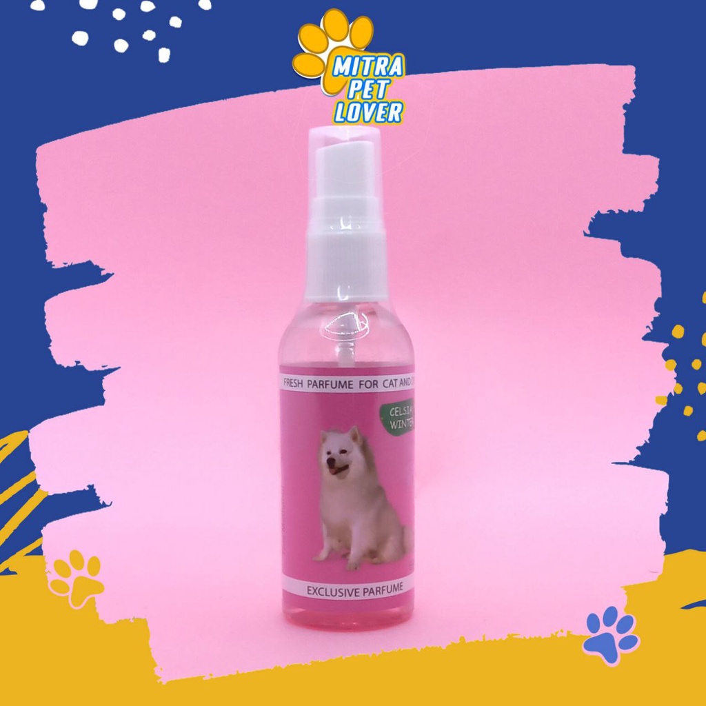 PARFUM ANJING - PARIS PARFUME 60 ML ORIGINAL - PARFUME FOR DOG DOGY PUPPY EXCLUSIVE WANGI TAHAN LAMA HARUM AROMA ENAK MENGHILANGKAN BAU PET ANIMAL HEALTHCARE AND VETERINARY TAMASINDO OBAT KESEHATAN DAN VITAMIN HEWAN BINATANG PELIHARAAN MITRAPETLOVER