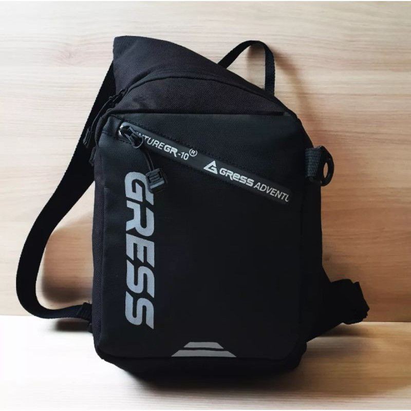 Tas slingbag Gress10 Adventure Tas slempang pria termurah (100% ORIGINAL GRRSS)