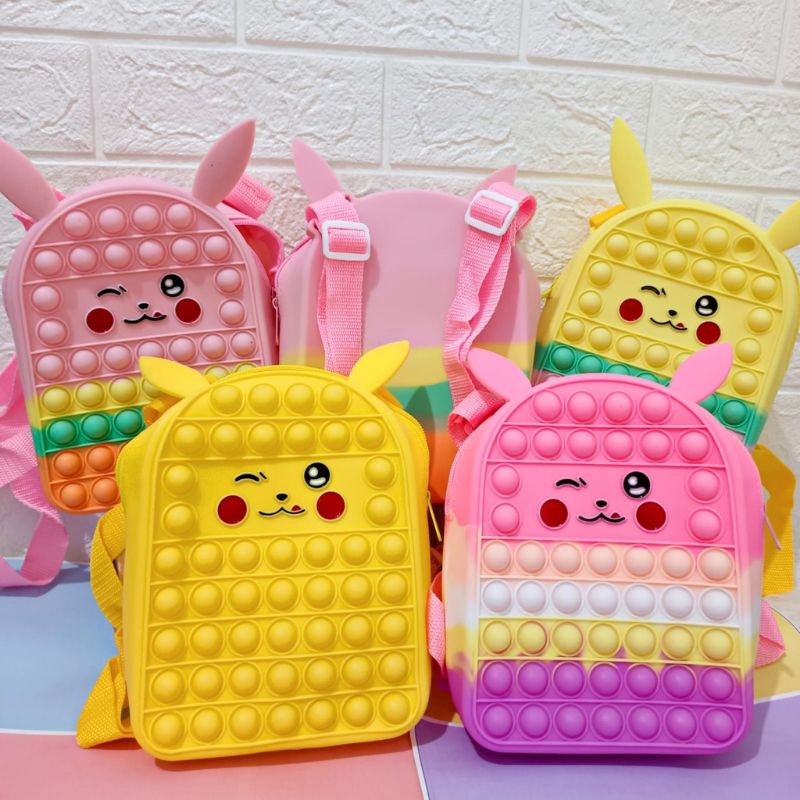 tas anak jelly rubber karet