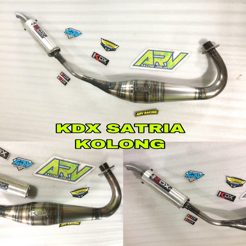 Knalpot kdx Satria hiu lumba 2 Tak kolong 100% ori Jogja