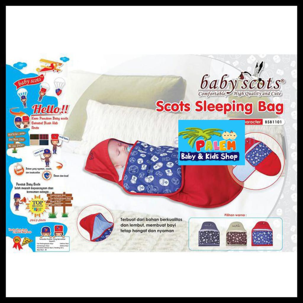 BABY SCOTS SLEEPING BAG/ SELIMUT KANTONG TIDUR - BSB1101