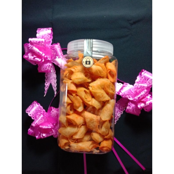 

Keripik Pangsit MakMur Camilan Snack Toples Jumbo (380gr)