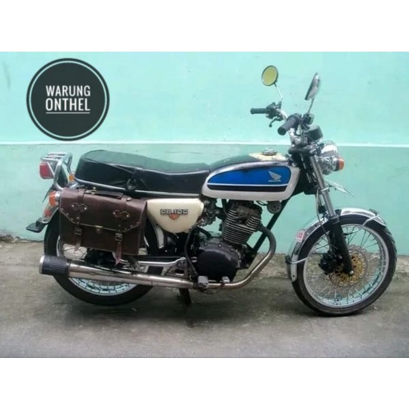Tas bagasi sepeda motor - Tas motor - Tas boncengan motor - Tas kulit motor - Tas kulit motor klasik