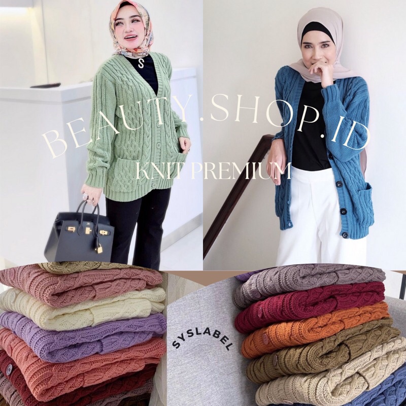 Senja Cardigan Knit Premium | Kardigan Rajut Premium A5