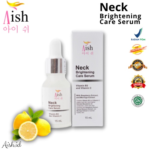 Jual AISH NECK BRIGHTENING CARE SERUM UNTUK MENCERAHKAN AREA LEHER 100