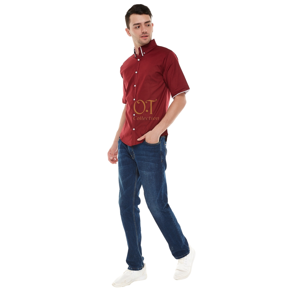 [Kemeja Fredd variasi warna] merk OT collection