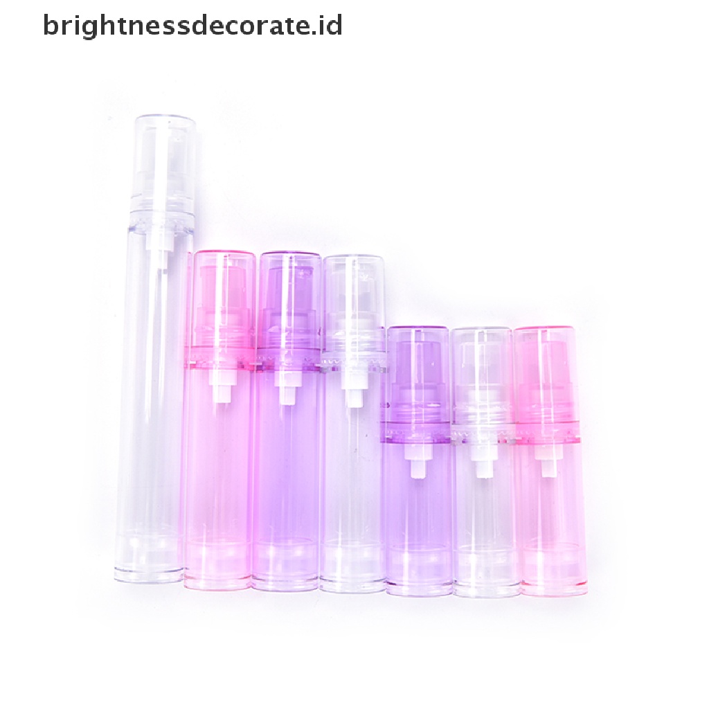 1pc Botol Pompa Kosong Ukuran 5 / 10 / 15ml Untuk Lotion Kosmetik Travel