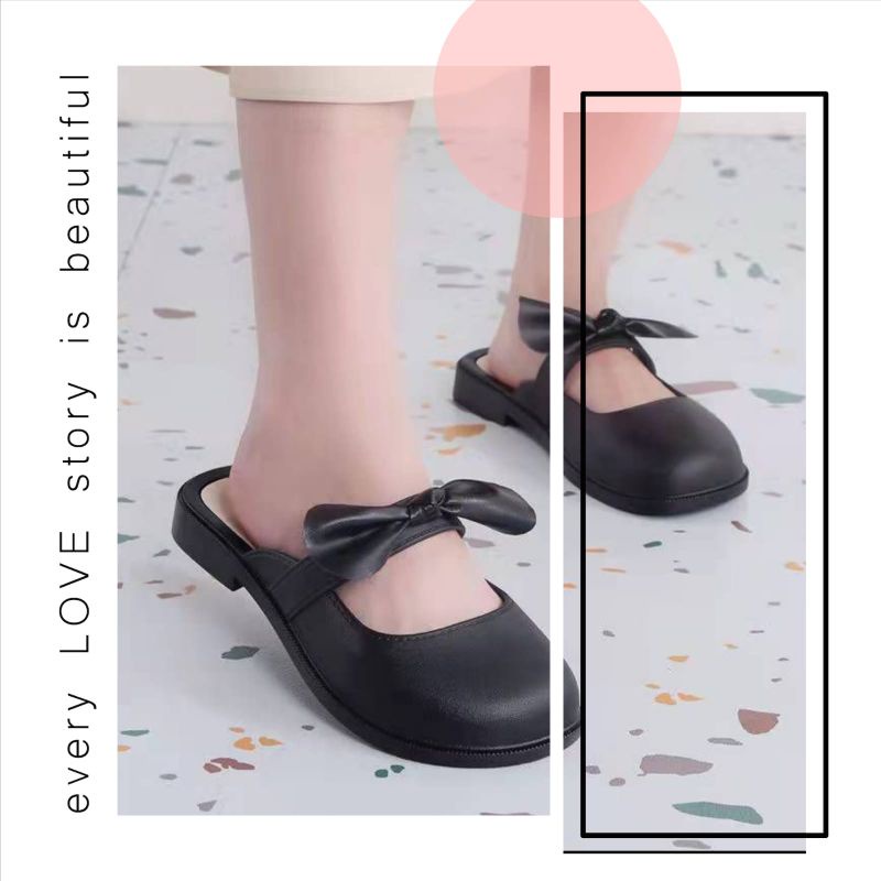 Sepatu Flat Shoes Anak Wanita Summer pita Import High Quality best