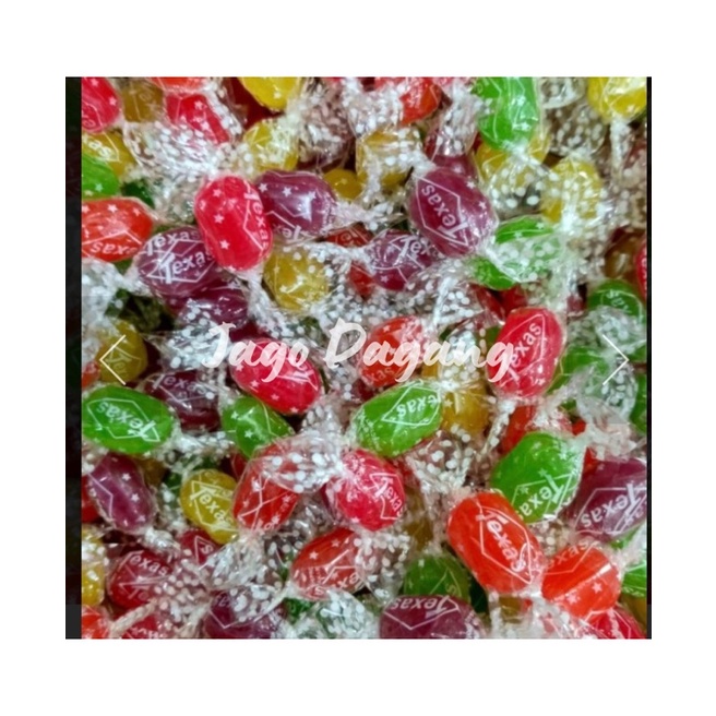 permen texas permen rasa buah permen fox - permen kiloan snack kiloan